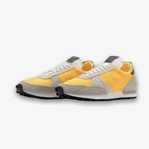 Nike Bright Orange and Light Gray Sneakers